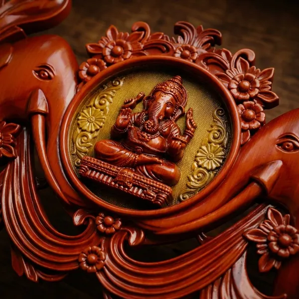 Orange_Premium_Quality_Ganesh_Framing