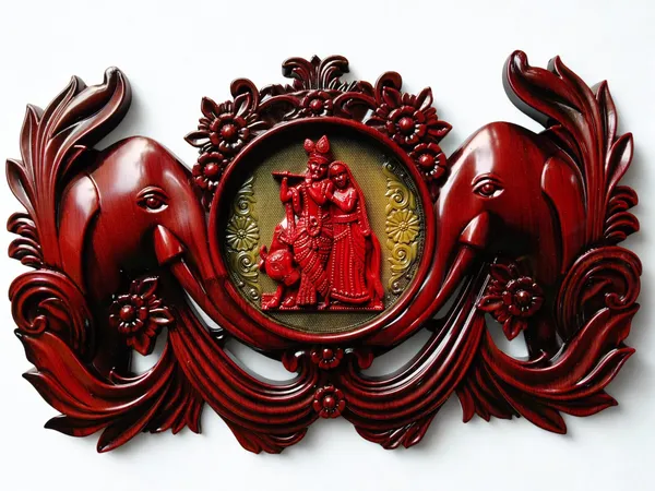 Orange_Premium_Quality_Radha_Krishna_Framing