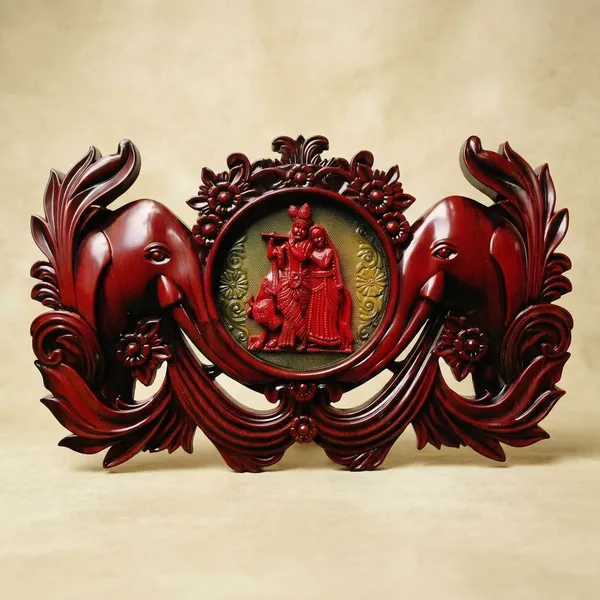 Orange_Premium_Quality_Radha_Krishna_Framing