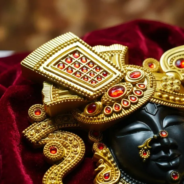 Golden_And_Black_Premium_Quality_Shreenathji_Face