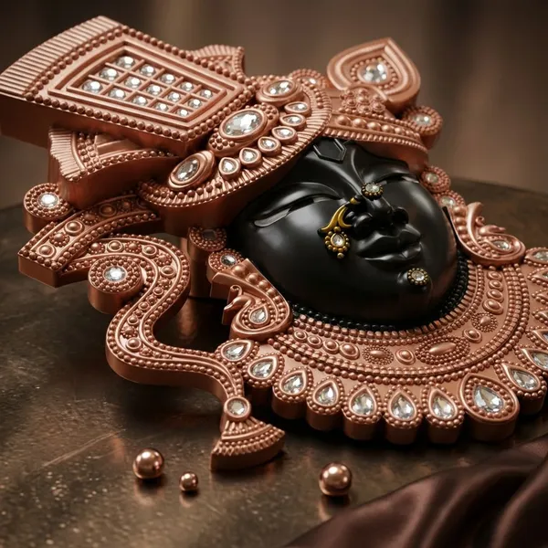Black_And_Peach_Premium_Quality_Shreenathji_Face