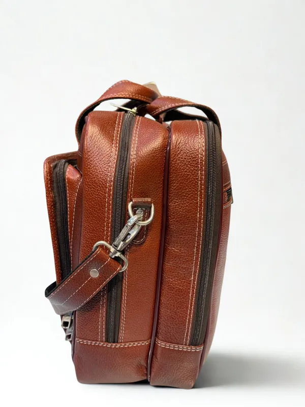 Chocolate_Brown_Color_Premium_Quality_Exclusive_Genuine_Leather_Office_Bag_12x16_Inch
