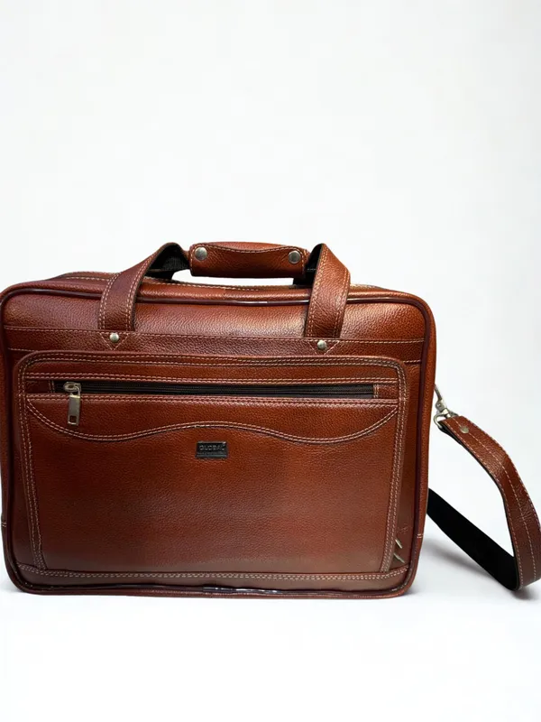 Chocolate_Brown_Color_Premium_Quality_Exclusive_Genuine_Leather_Office_Bag_12x16_Inch
