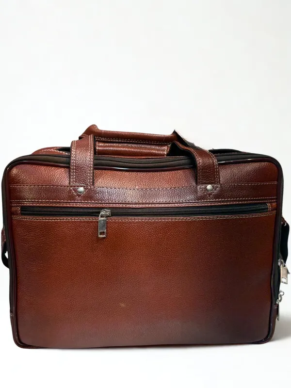 Chocolate_Brown_Color_Premium_Quality_Exclusive_Genuine_Leather_Office_Bag_12x16_Inch
