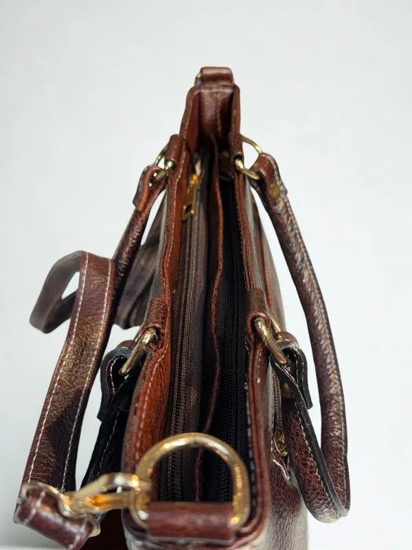 Chocolate_Brown_Color_Premium_Quality_12x8_Inch_Premium_Ladies_Bag