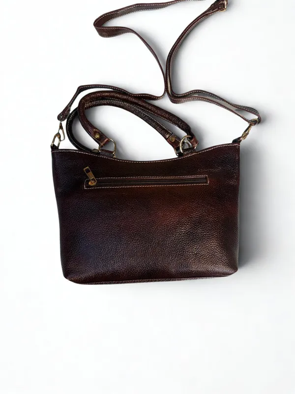 Chocolate_Brown_Color_Premium_Quality_12x8_Inch_Premium_Ladies_Bag