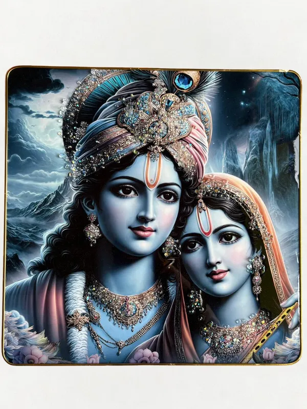 Multicolour_Premium_Quality_16X16_Inch_Radha_Krishna_Frame