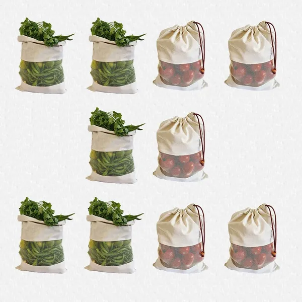 Cotton_Vegetable_Bags_|_Reusable_Muslin_Cloth_Fridge_Storage_Bags_for_Sabji_Fruits_|_Washable_Produce_Pouches_with_Drawstring_|_10_x_13_inch_(Pack_of_10)