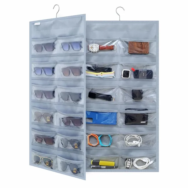 Grey_Non_Woven_Wardrobe_Jewelry_Organisers_For_Sunglasses_And_Jewelry_Organisers_(15_inch_x_13_inch)