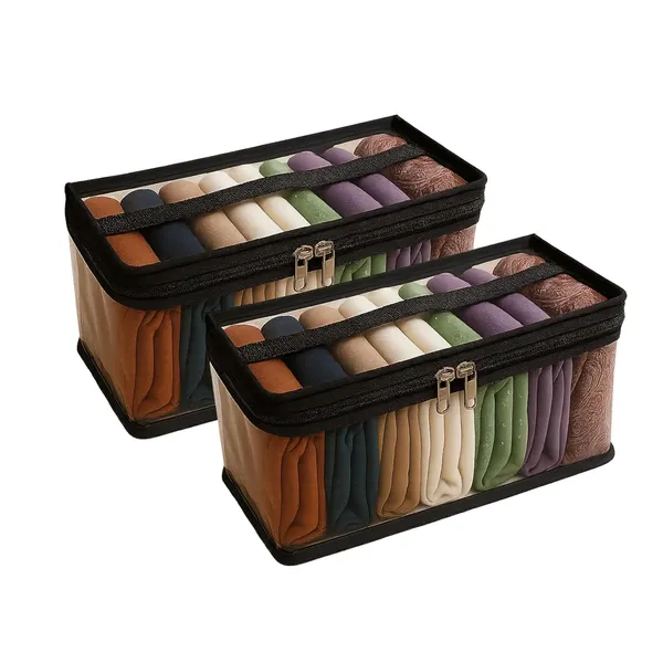 Undergarments_Organizer_for_Women_|_Storage_Bags_for_Clothes_Large_|_Black_PVC_Storage_Bags_with_Shelf_Pockets_|_Wardrobe_Organizer_for_Clothes,_Dupattas_&_Socks