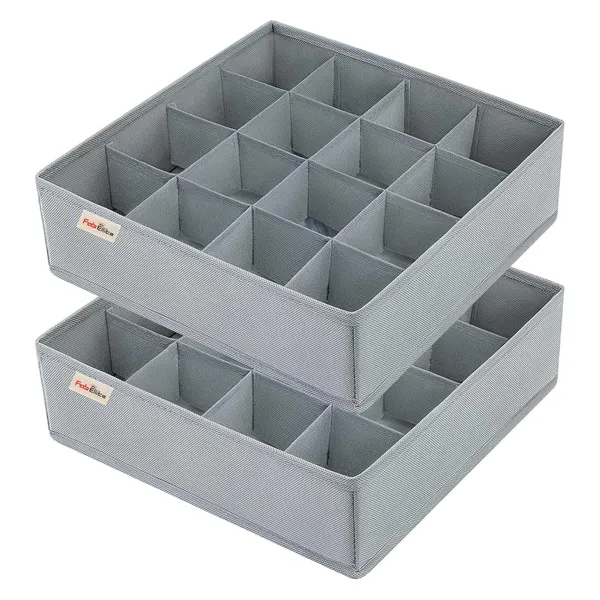 Undergarments_Organizer_for_Women_|_24_Compartment_Foldable_Socks_&_Innerwear_Storage_|_Space-Saving_Drawer_Divider_–__Grey