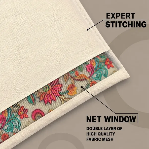 Cotton_Saree_Covers_with_Blouse_Compartment_Zip_Breathable_Cotton_Foldable_Storage_Bags_with_Transparent_Window_Reusable_Wardrobe_Organizer_for_Sarees,_Lehengas_&_Ethnic_Wear