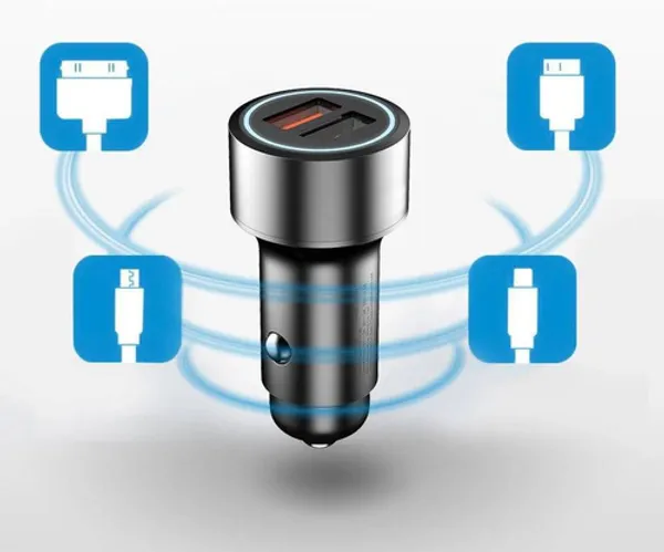 Light_Blue_Car_Charger_|_5A_Cable_|_Soft_Touch_|_Premium_Quality