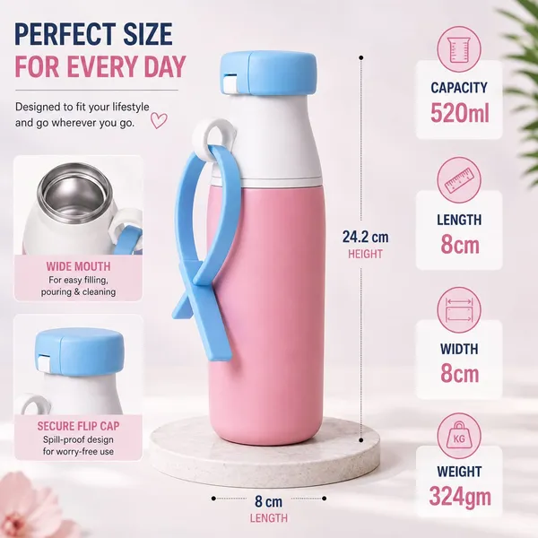 Bubli_520ml_Trendy_Hot_and_Cold_Bottle_-_Pink