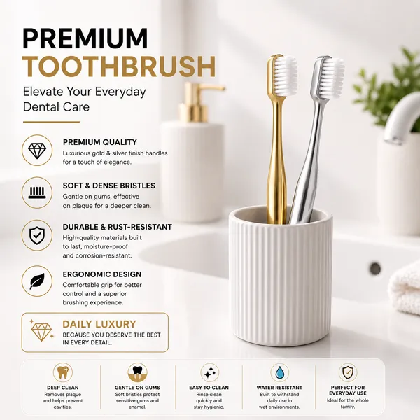 Premium_Gold_&_Silver-Coated_Toothbrush_Set_With_White_Bristles_–_Pack_Of_2