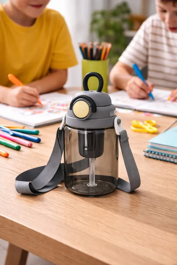 Premium_Kids_Hello_Water_Bottle_650Ml_–_Grey
