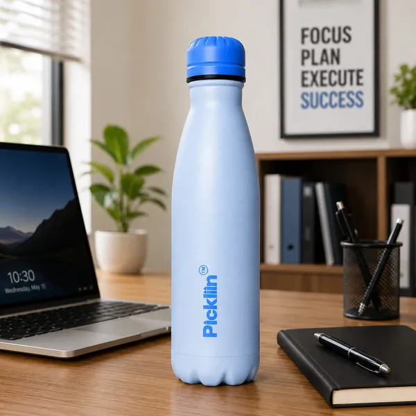 PICKLI_Cola_Pop_Hot_N_Cold_SS_Water_Bottle_500ml_|_Leak_Proof_BPA_Free_Rust_Proof_Reusable_Water_Bottle_|_Water_Bottle_for_School,_Office,_Gym,_Sports,_Travel_&_Daily_Use_-_Blue