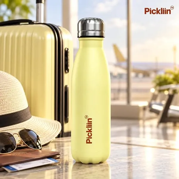 PICKLI_Cola_Pop_Hot_N_Cold_SS_Water_Bottle_500ml_|_Leak_Proof_BPA_Free_Rust_Proof_Reusable_Water_Bottle_|_Water_Bottle_for_School,_Office,_Gym,_Sports,_Travel_&_Daily_Use_-_yellow