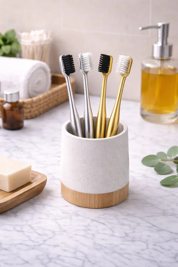 Premium_Gold_&_Silver-Coated_Toothbrush_Set_With_White_&_Black_Bristles_–_Pack_Of_4