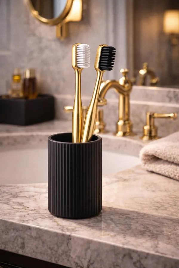 Premium_Gold_Coated_Toothbrush_With_White_And_Black_Bristles_–_Pack_Of_2