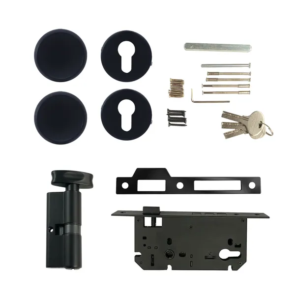 Black_Zinc_Alloy_&_Stainless_Steel_Mortise_Handles_&_Door_Locks_Handles