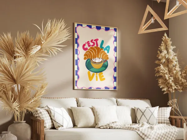 C'est_La_Vie_Multicolour_Wall_Art_For_Home_&_Wall_Decoration