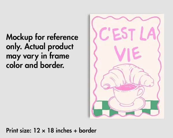 C'est_La_Vie_Wall_Art_For_Home_&_Wall_Decoration