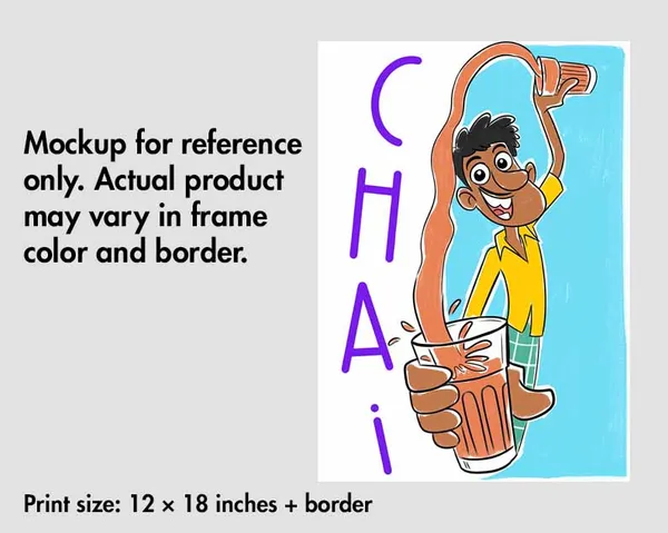 Chai_Quirky_Wall_Art_For_Home_&_Wall_Decoration
