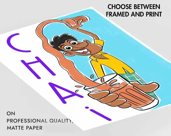 Chai_Quirky_Wall_Art_For_Home_&_Wall_Decoration