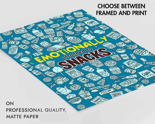Emotionally_Attached_to_Snacks_Wall_Art_For_Home_&_Wall_Decoration