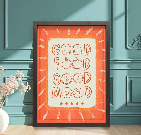 Good_Food_Good_Mood_Wall_Art_For_Home_&_Wall_Decoration