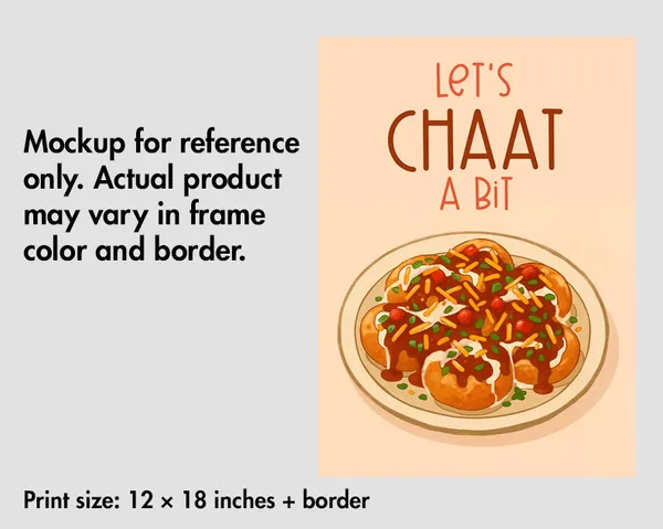 Lets_Chaat_a_Bit_Wall_Art_For_Home_&_Wall_Decoration