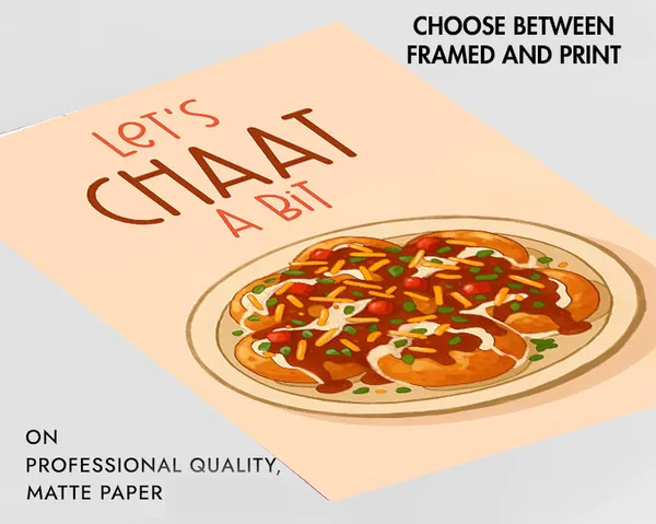 Lets_Chaat_a_Bit_Wall_Art_For_Home_&_Wall_Decoration
