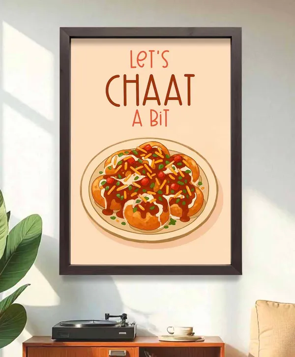 Lets_Chaat_a_Bit_Wall_Art_For_Home_&_Wall_Decoration