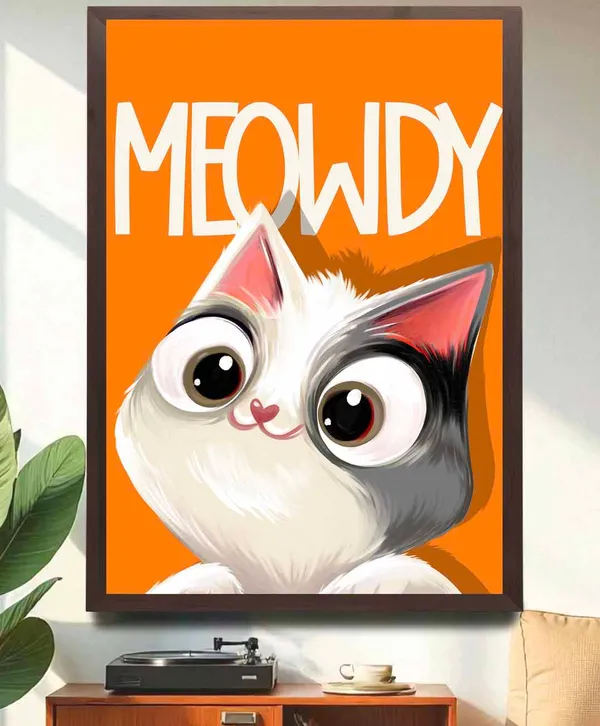 Meowdy_Wall_Art_For_Home_&_Wall_Decoration