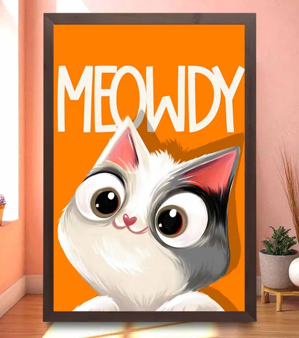 Meowdy_Wall_Art_For_Home_&_Wall_Decoration