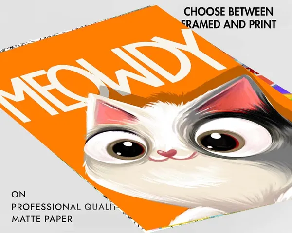 Meowdy_Wall_Art_For_Home_&_Wall_Decoration