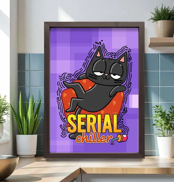 Serial_Chiller_Wall_Art_For_Home_&_Wall_Decoration