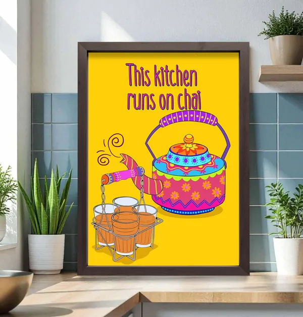 This_Kitchen_Runs_on_Chai_Wall_Art