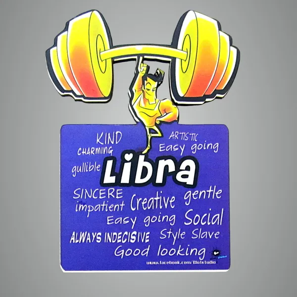 Libra_Zodiac_Design_Fridge_Magnet_|_For_Refrigerator,_Home_Decor