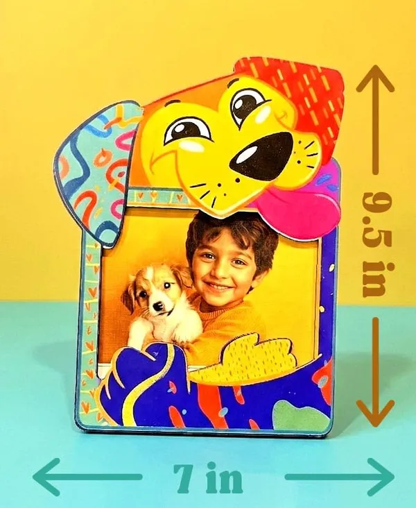 Dog_Themed_Photo_Frame_|_For_Home_Decor_&_Pet_Lovers_|_9.5_X_6.5_Inch