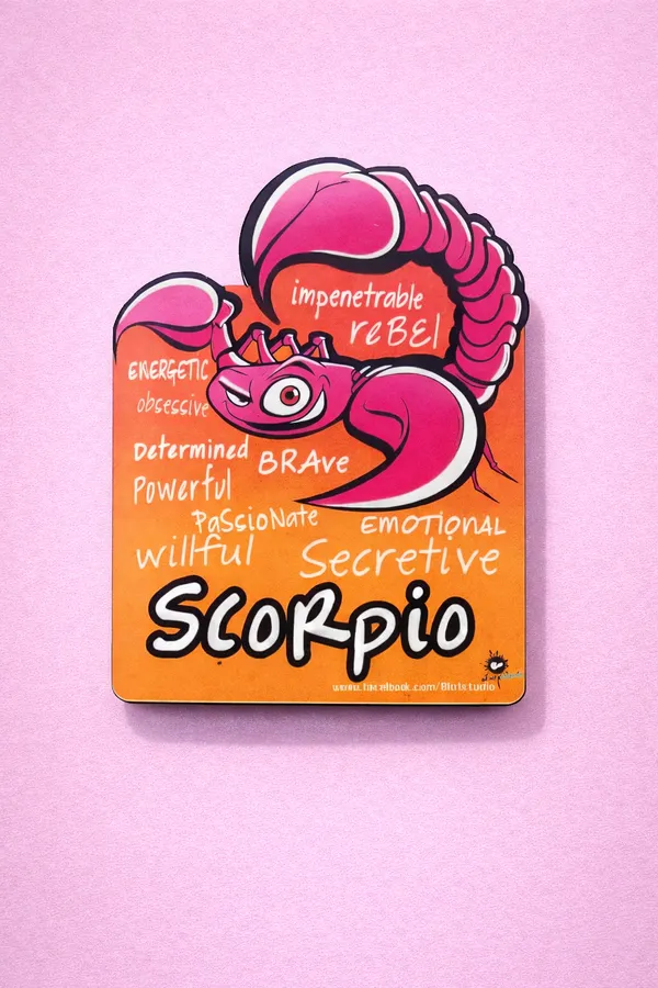 Scorpio_Zodiac_Design_Fridge_Magnet_|_For_Refrigerator,_Home_Decor