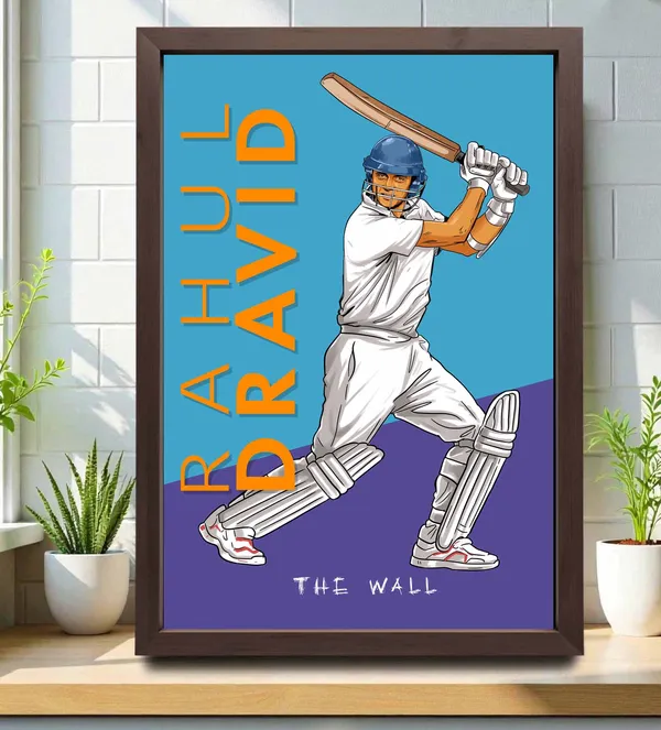 Rahul_Dravid_Wall_Art_New_For_Home_D�cor
