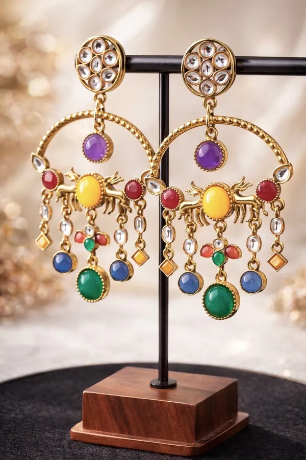 Festive_Polki_Chandbali_Drops