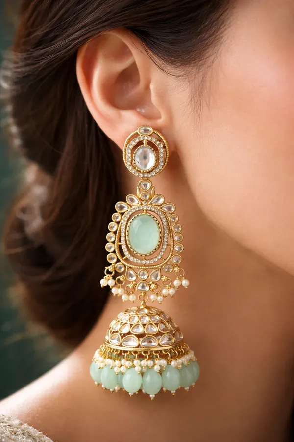 Mint_Royale_Kundan_Jhumka_Earrings