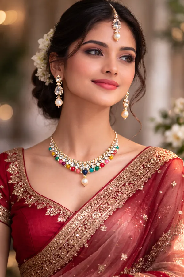 Multi-Color_Pearl_Kundan_Jewellery_Set