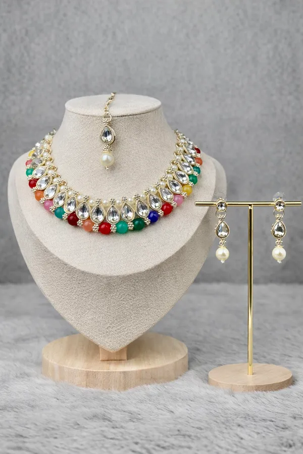 Multi-Color_Pearl_Kundan_Jewellery_Set