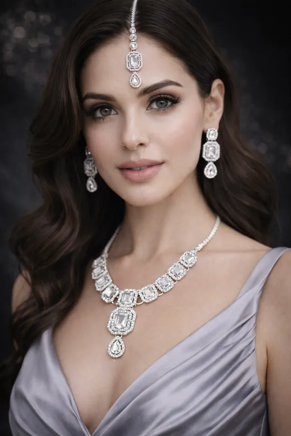 Silver_And_Clear_Mirror_Kundan_Bridal_Set_Necklace_Earrings_Maangtikka_For_Women