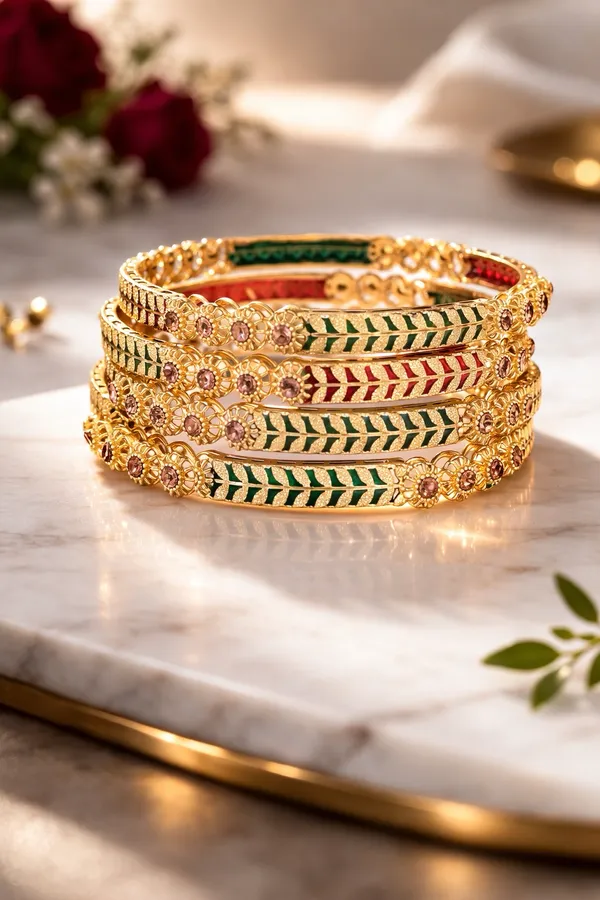 Royal_Meher_Enamel_Stone_Bangles