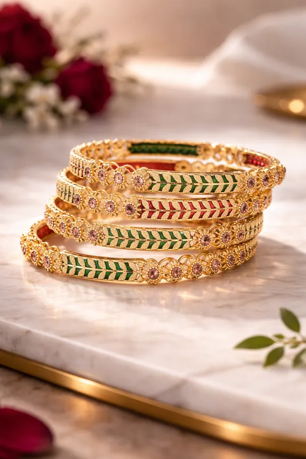 Royal_Meher_Enamel_Stone_Bangles